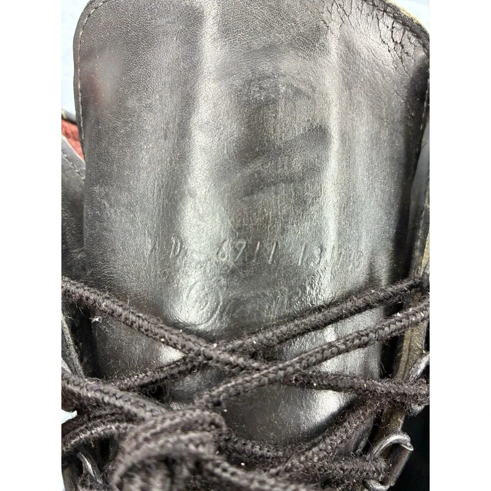 Vintage Danner 6911 Men’s Size 9 Black Leather Lace Up Work Combat Boots